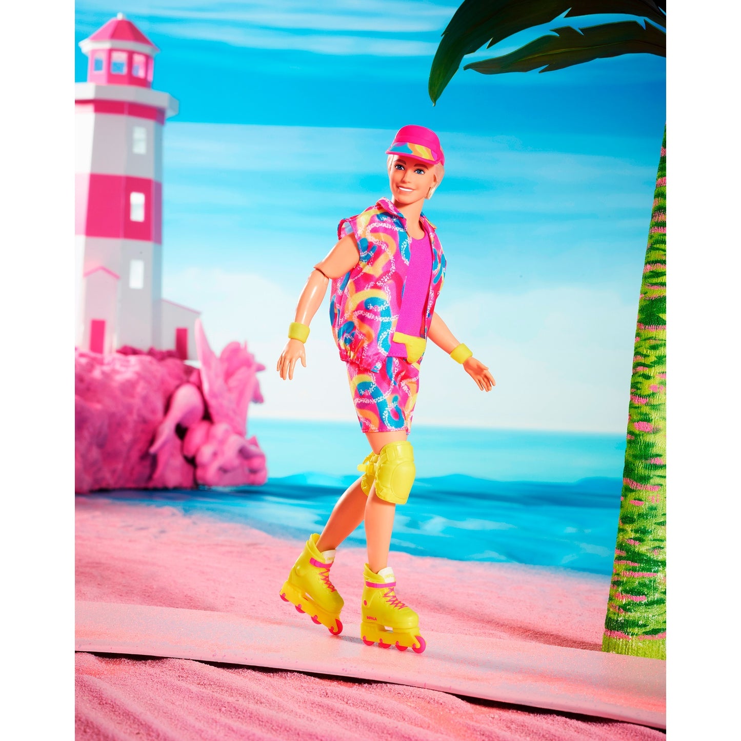 Mattel Barbie The Movie - Ken-Sammelpuppe mit Inlineskating-Outfit