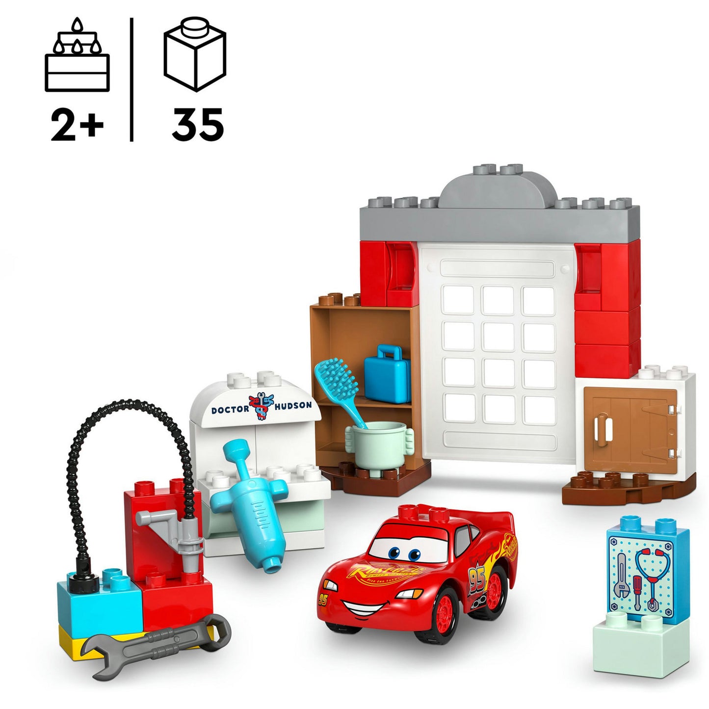 10456 DUPLO Disney McQueens Besuch in Docs Werkstatt, Konstruktionsspielzeug