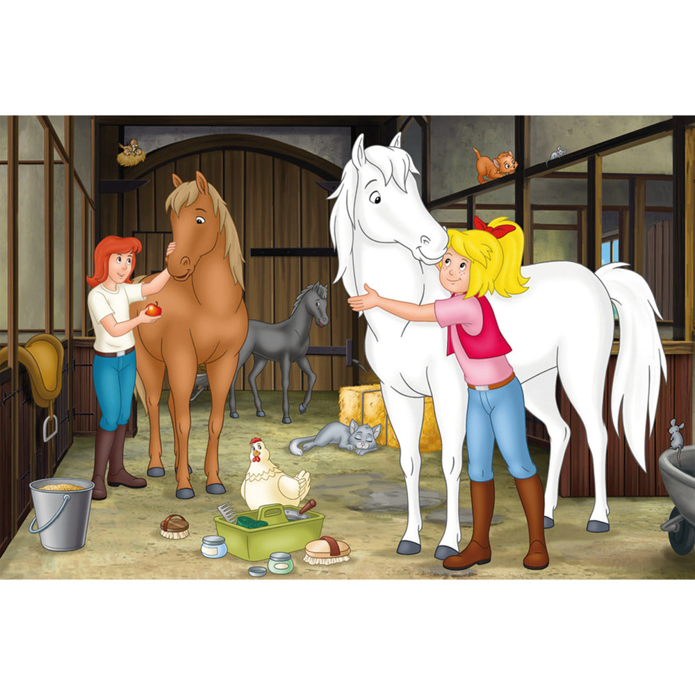 Bibi & Tina Puzzle-Box im Metallkoffer