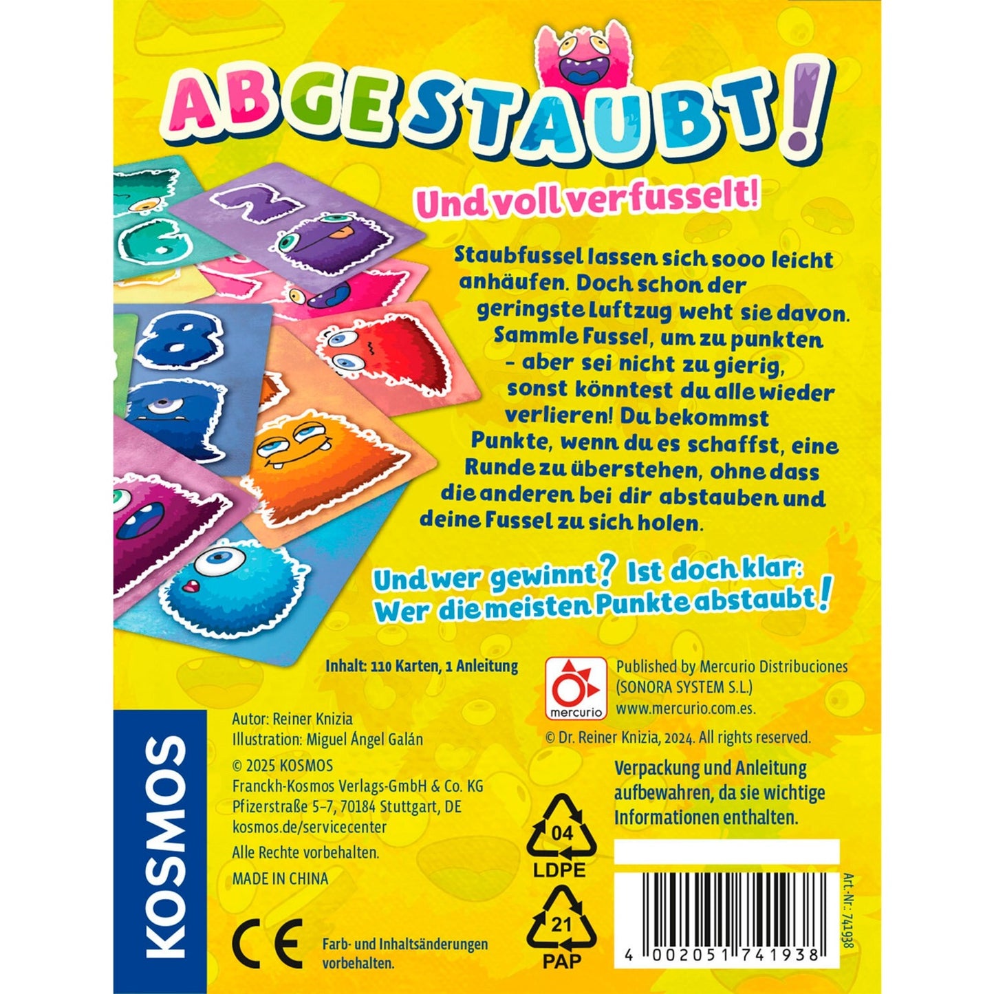 Abgestaubt!, Kartenspiel