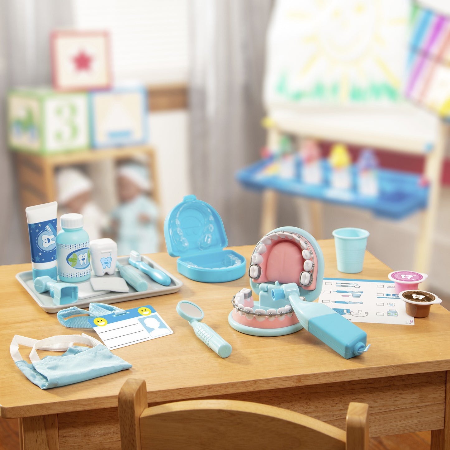 Melissa & Doug - Super Smile Zahnarzt Set, Rollenspiel