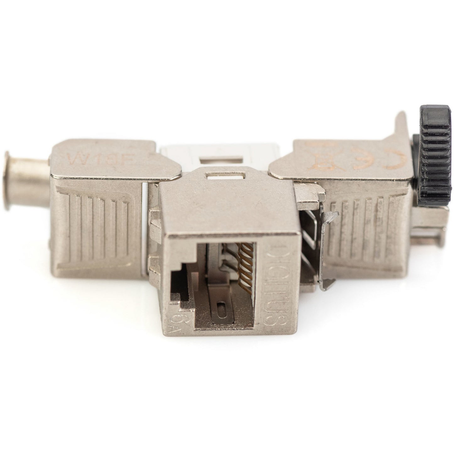 CAT 6A Keystone Modul, geschirmt mit Kabelmanager 24 Stk, Keystone-Modul