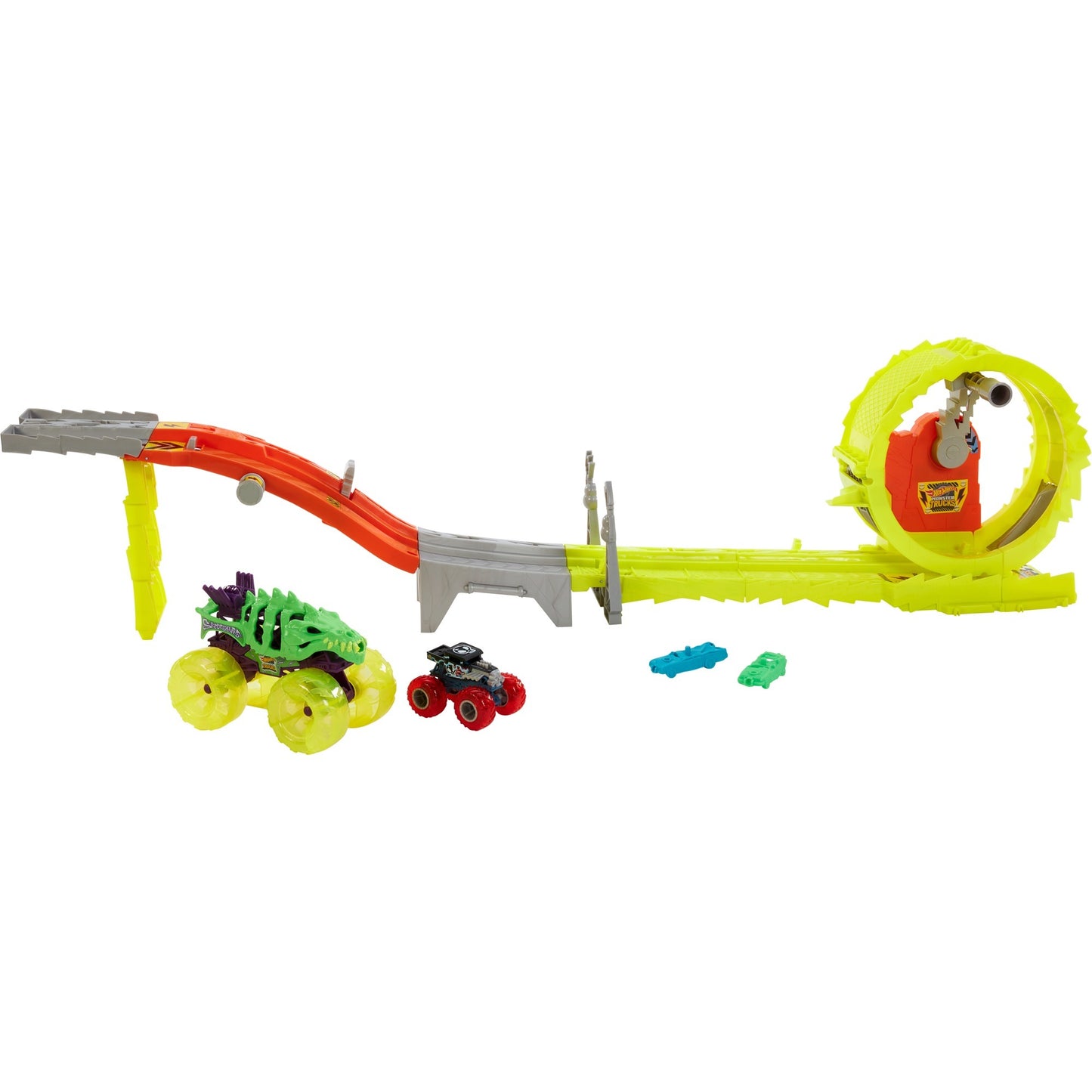Hot Wheels Monster Trucks Power Verfolgungsjagd, Spielfahrzeug