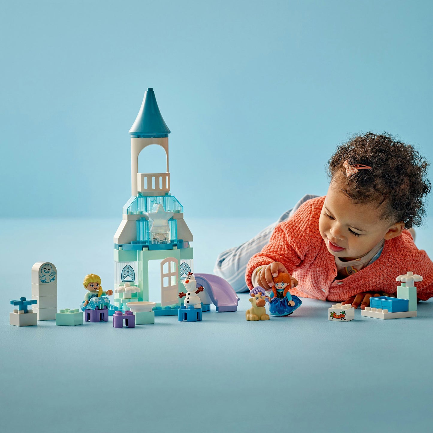 10455 DUPLO Disney Annas und Elsas Party im Eispalast, Konstruktionsspielzeug