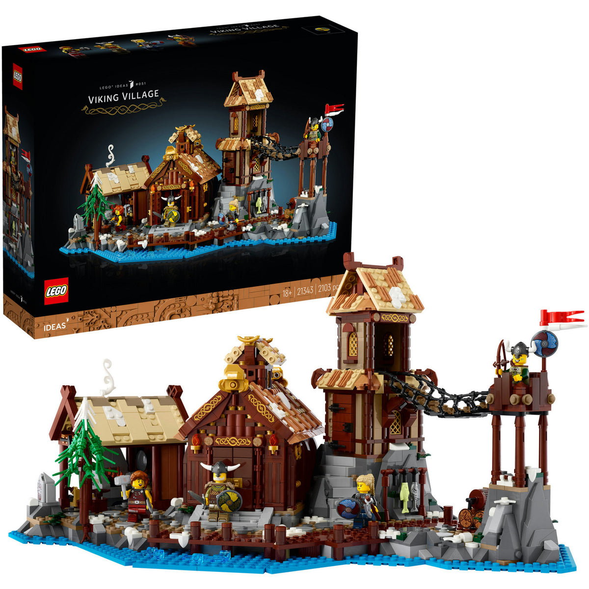 21343 Ideas Wikingerdorf, Konstruktionsspielzeug