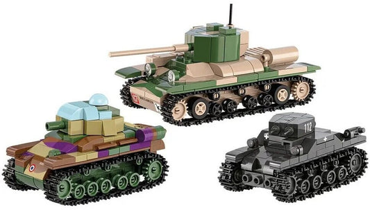 Renault R35 - Valentine IX - Panzer I, Konstruktionsspielzeug