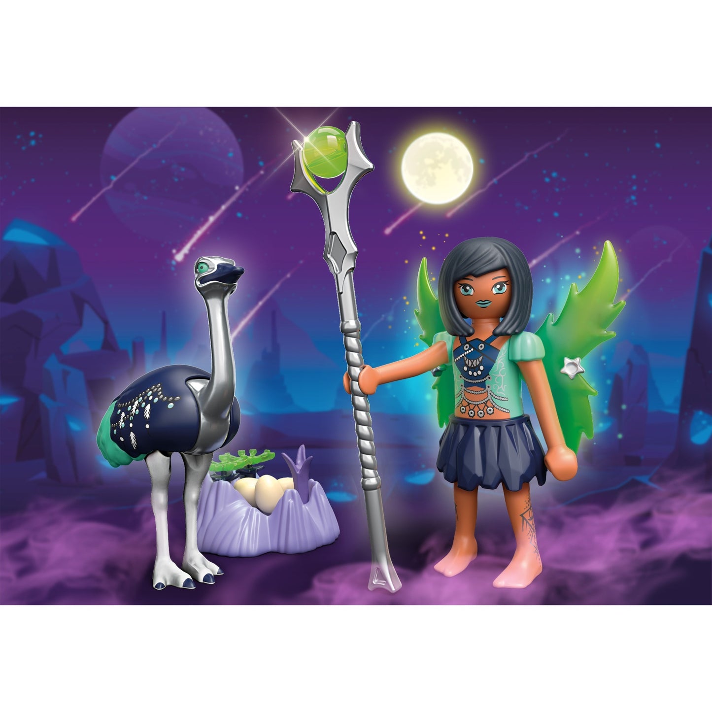 PLAYMOBIL 71033 Ayuma Moon Fairy mit Seelentier, Konstruktionsspielzeug