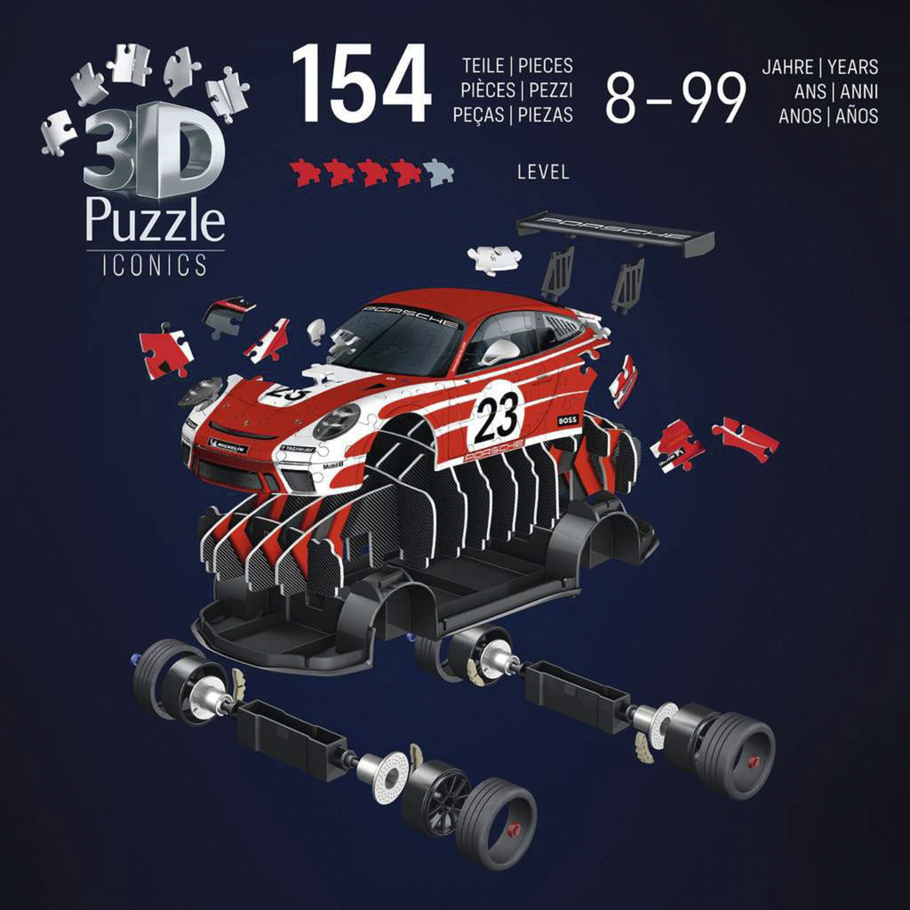 3D Puzzle Iconics: Porsche 911 Salzburg Edition
