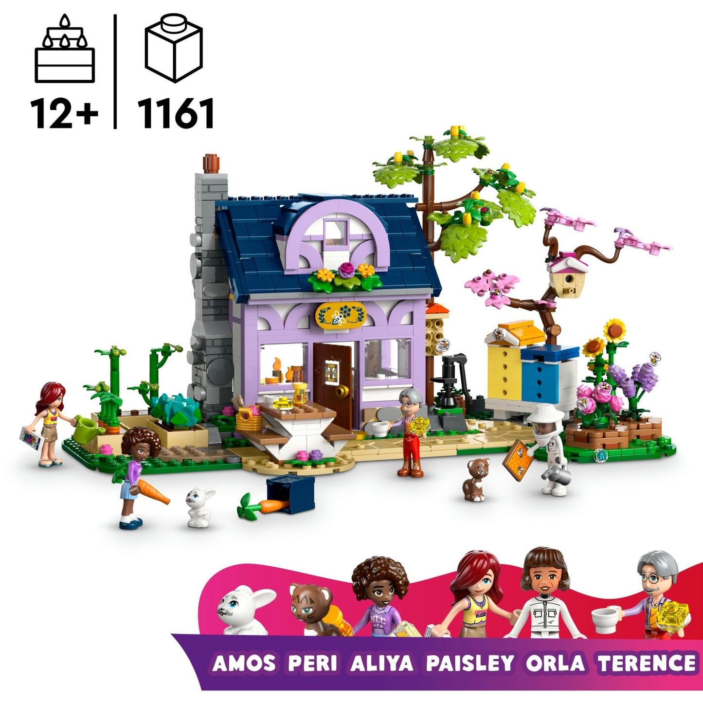 42669 Friends Haus und Blumengarten der Imker, Konstruktionsspielzeug