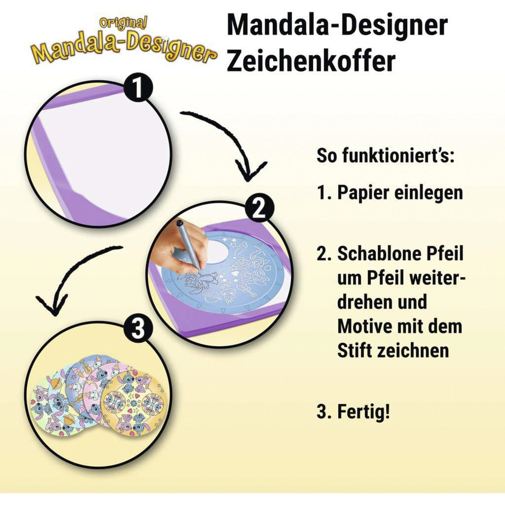 Mandala Designer Midi - Disney Stitch, Malen