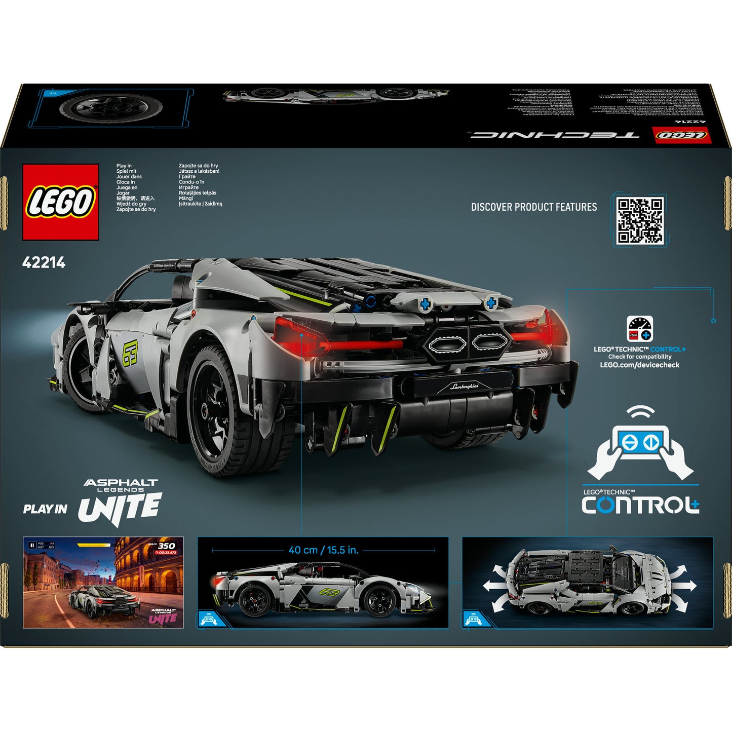 42214 Technic Lamborghini Revuelto Supersportwagen, Konstruktionsspielzeug