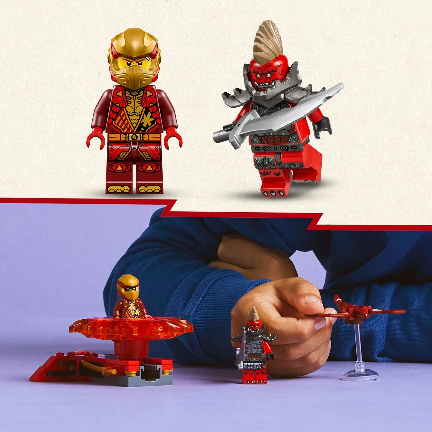 71823 Ninjago Kais Drachen-Spinjitzu-Spinner, Konstruktionsspielzeug