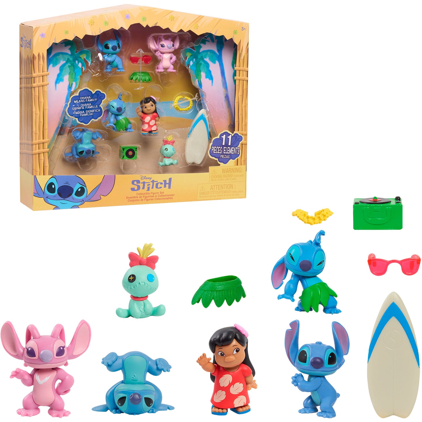 Disney Stitch Collectible Figure Set, Spielfigur