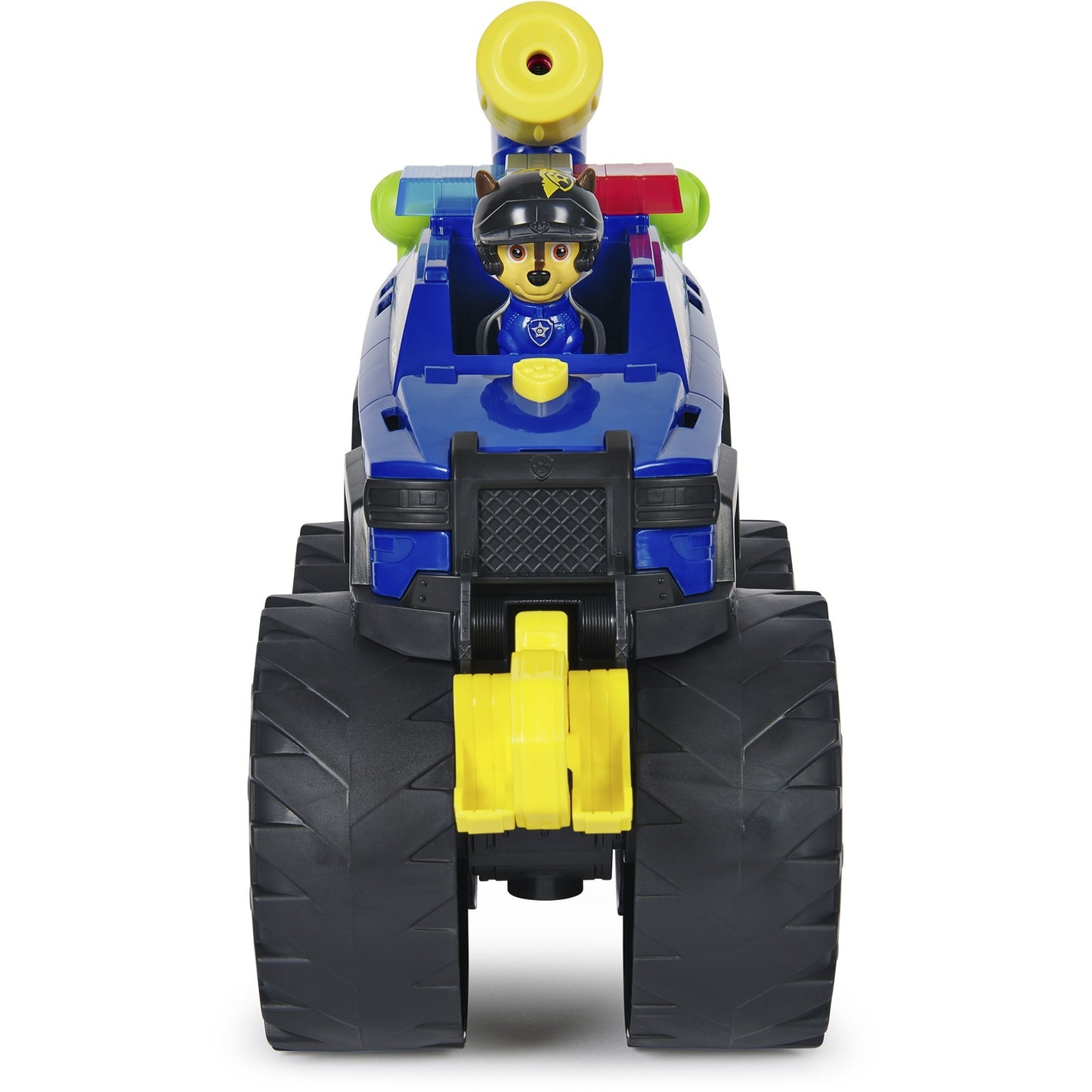Paw Patrol Rescue Wheels - Chases Deluxe Monstertruck mit Geschoss-Abwurf, motorisierter Seilwinde, Lichtern & Geräuschen, Spielfahrzeug
