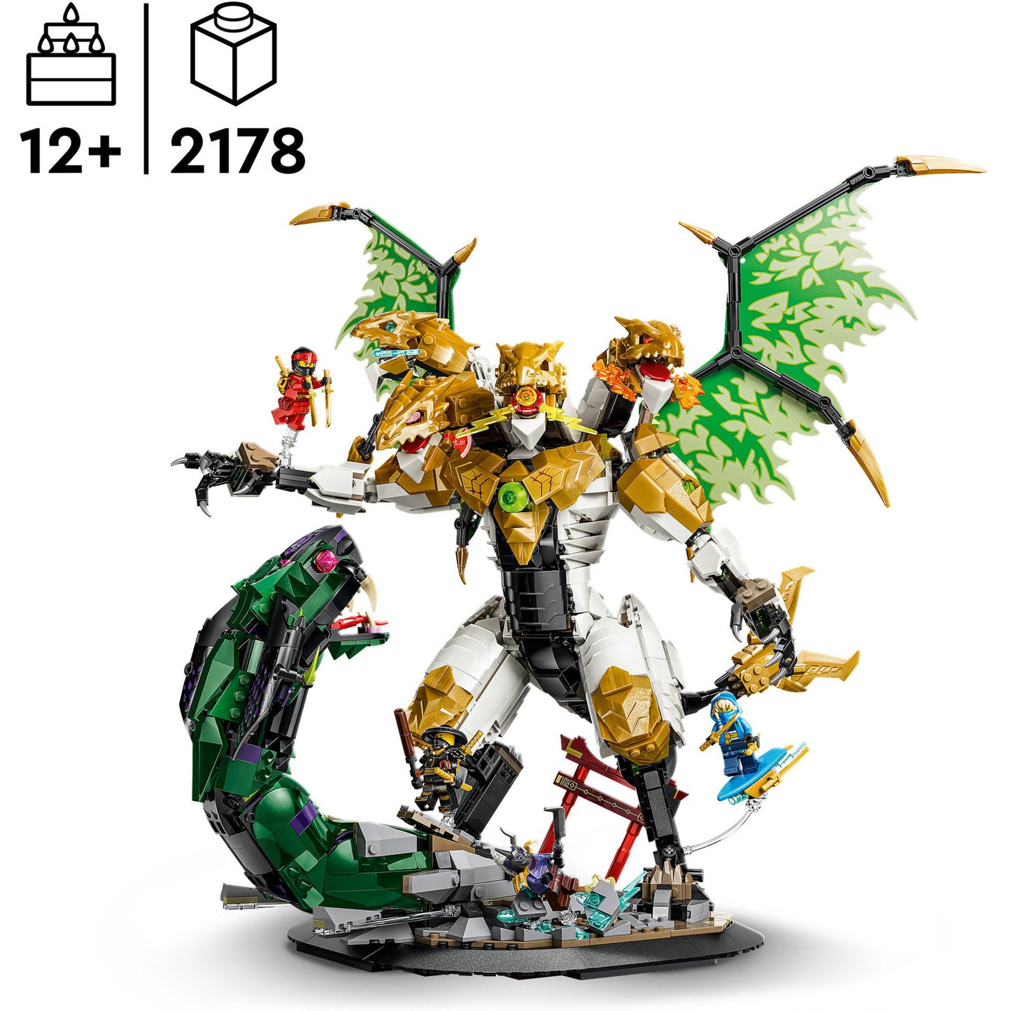 71872 Ninjago Duell mit dem Ultradrachen, Konstruktionsspielzeug
