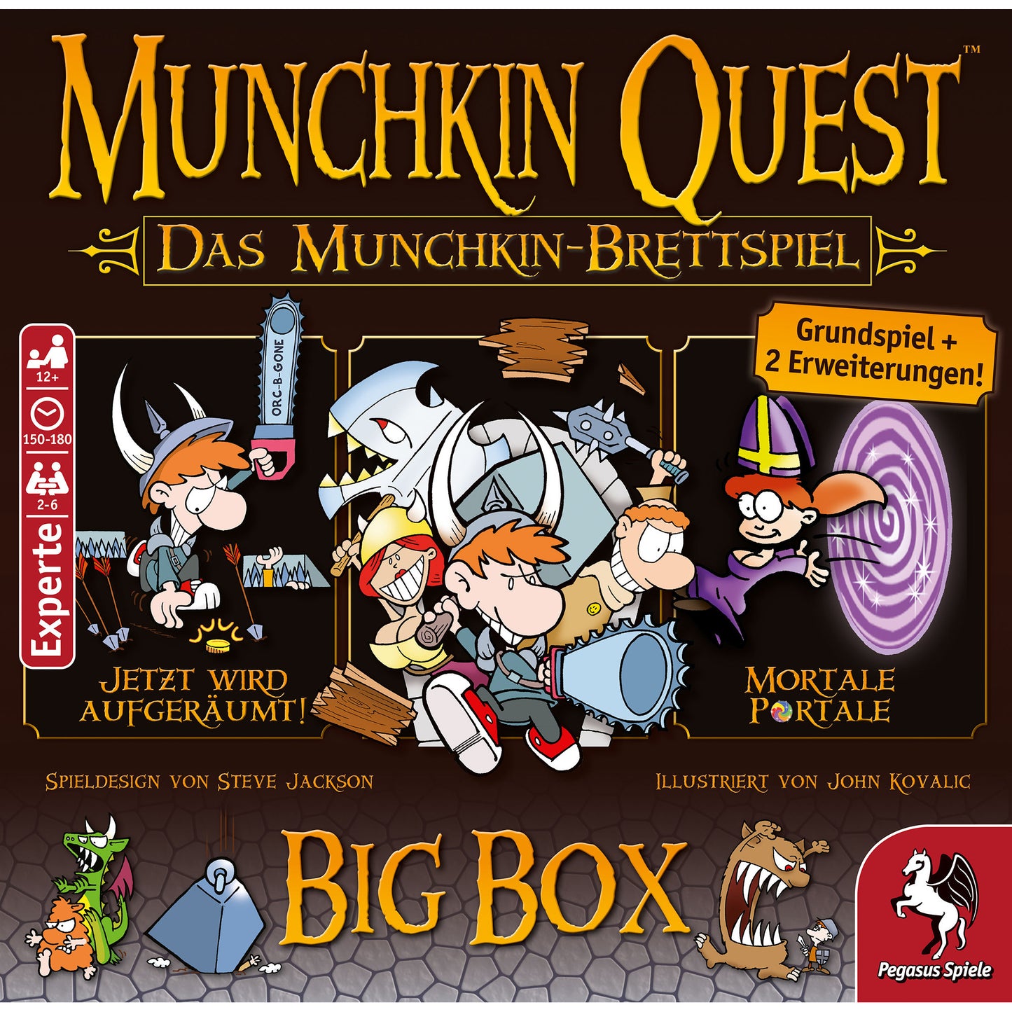 Munchkin Quest Big Box, Brettspiel