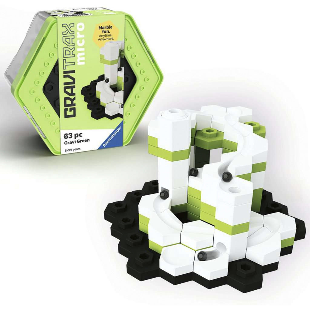 GraviTrax micro Gravi Green (63pc), Konstruktionsspielzeug