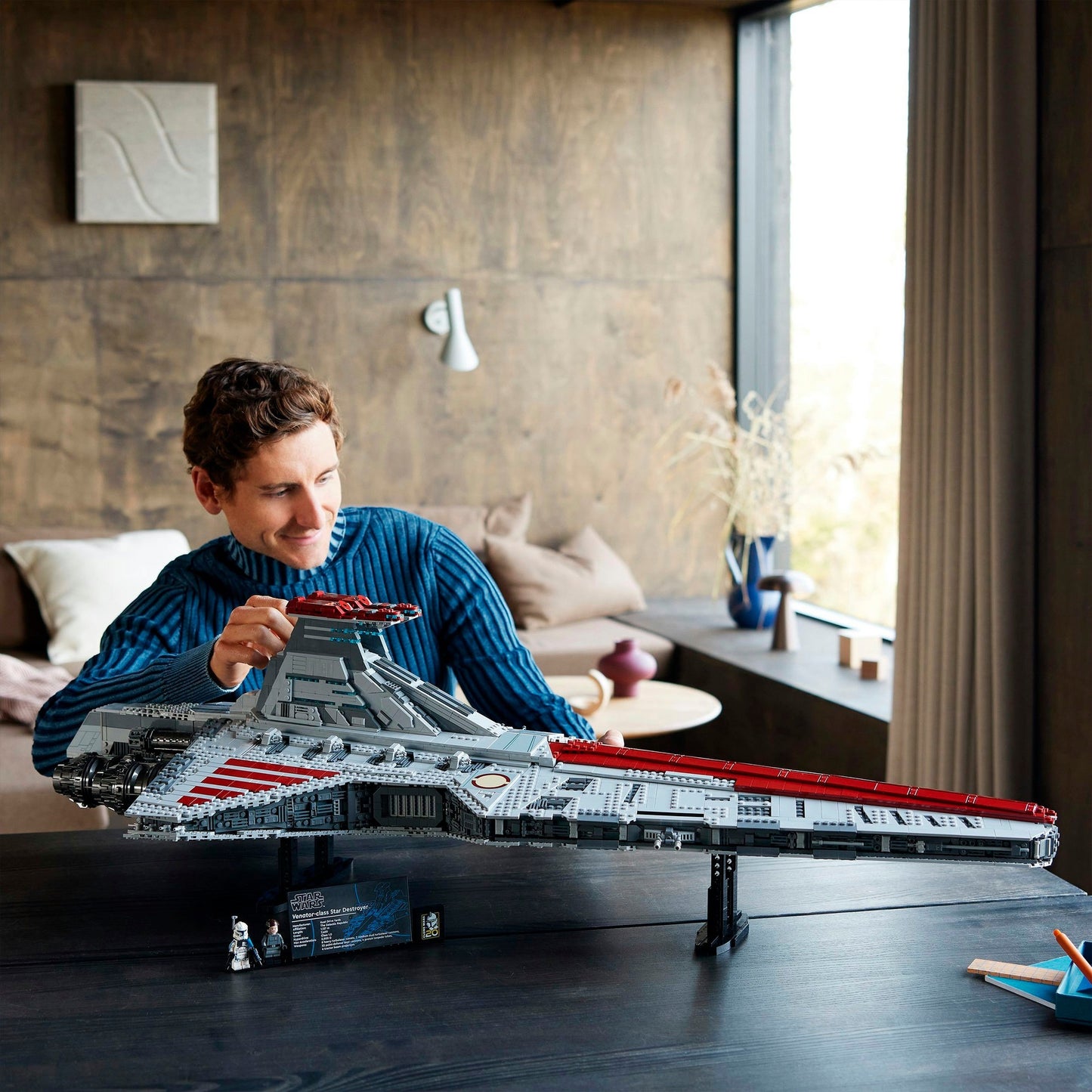 LEGO 75367 Star Wars Republikanischer Angriffskreuzer der Venator-Klasse, Konstruktionsspielzeug