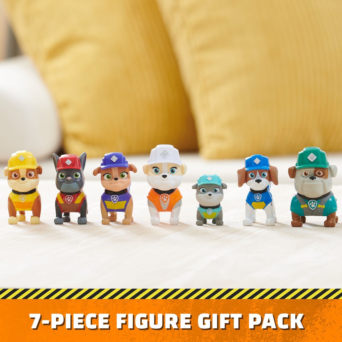 Spinmaster Rubble & Crew - Spielfiguren-Geschenkset mit 7 Hundefiguren