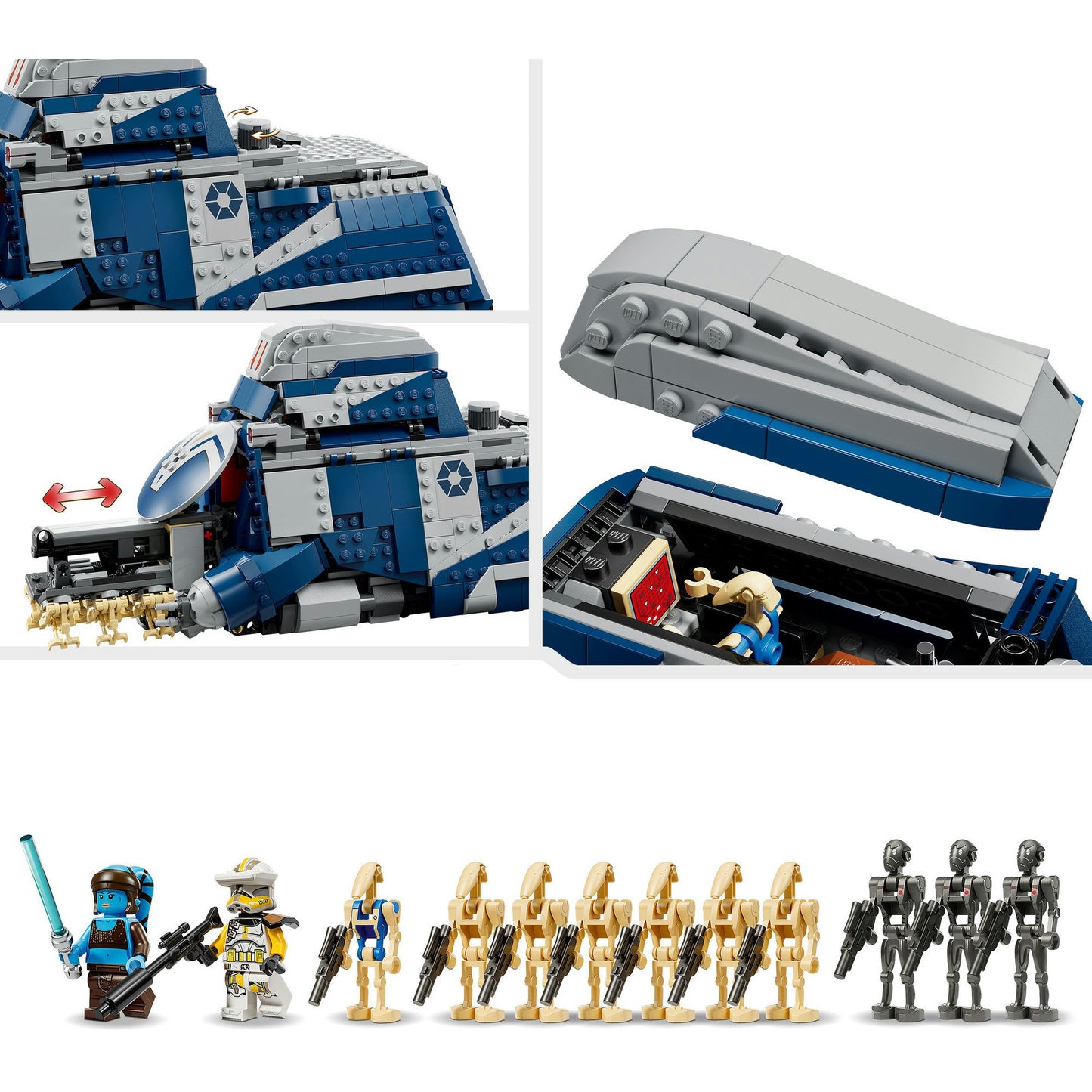 75435 Star Wars MTT der Separatisten in der Schlacht von Felucia, Konstruktionsspielzeug