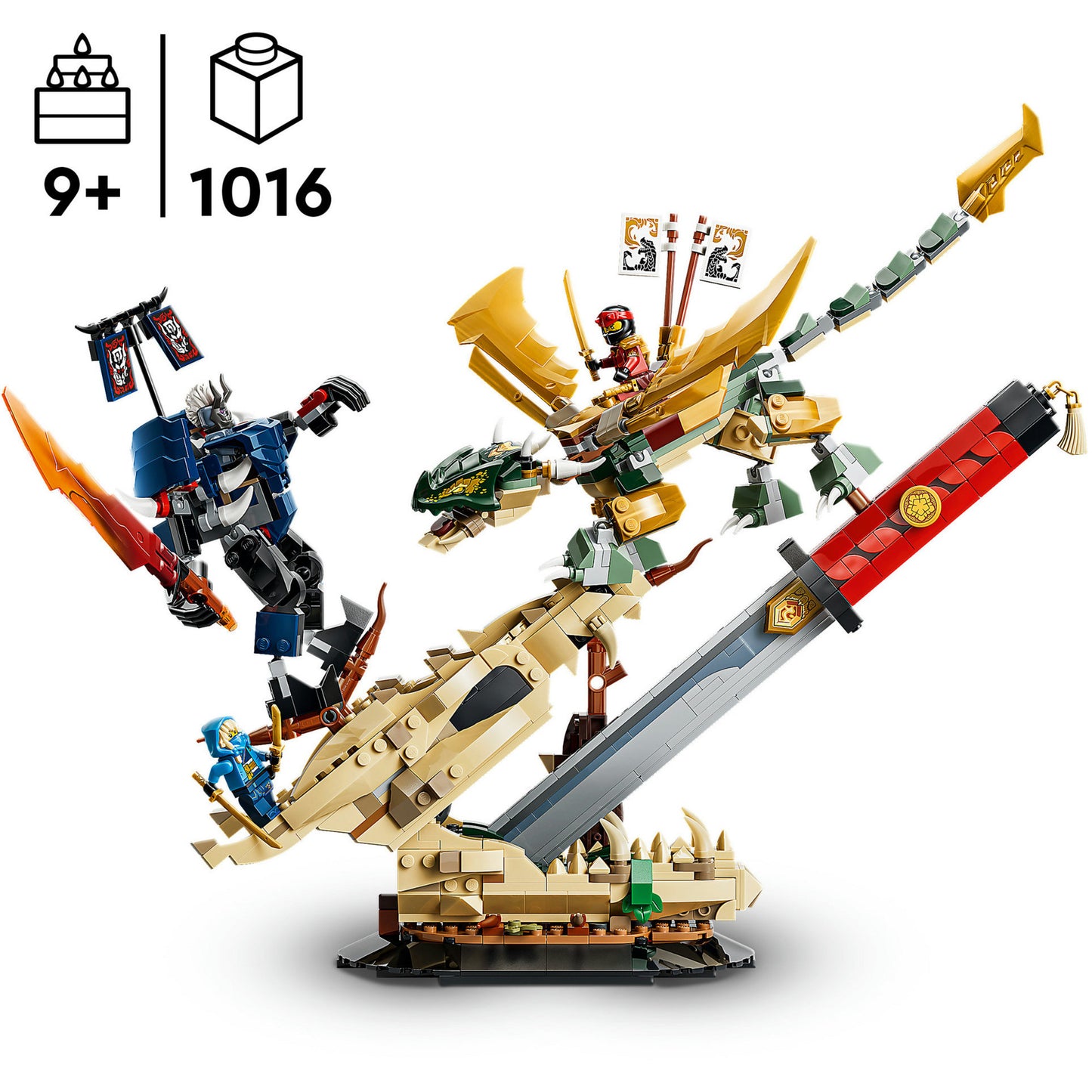 71871 Ninjago Showdown auf der Drachenklinge, Konstruktionsspielzeug