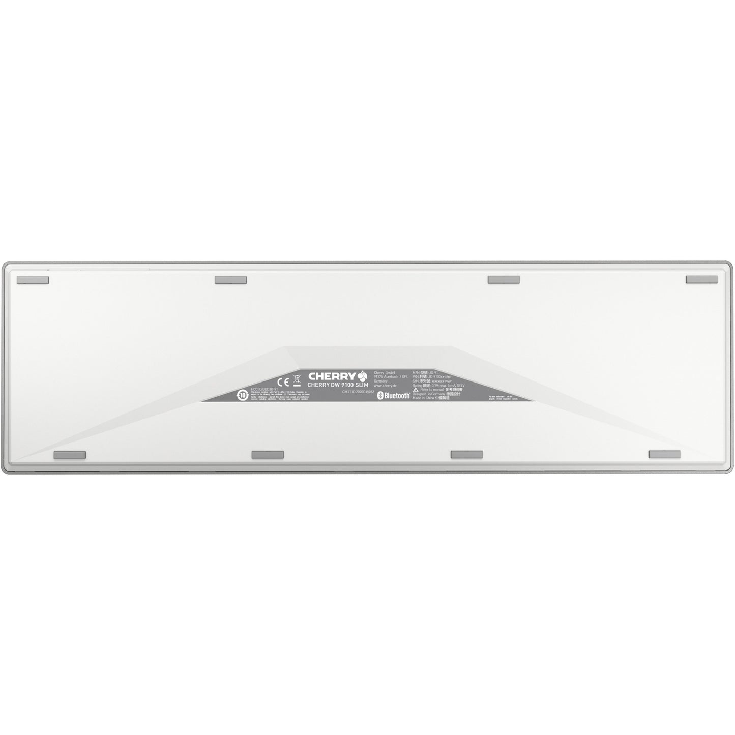Cherry DW 9100 SLIM (weiss/silber, FR-Layout, Cherry SX-Scherentechnologie)