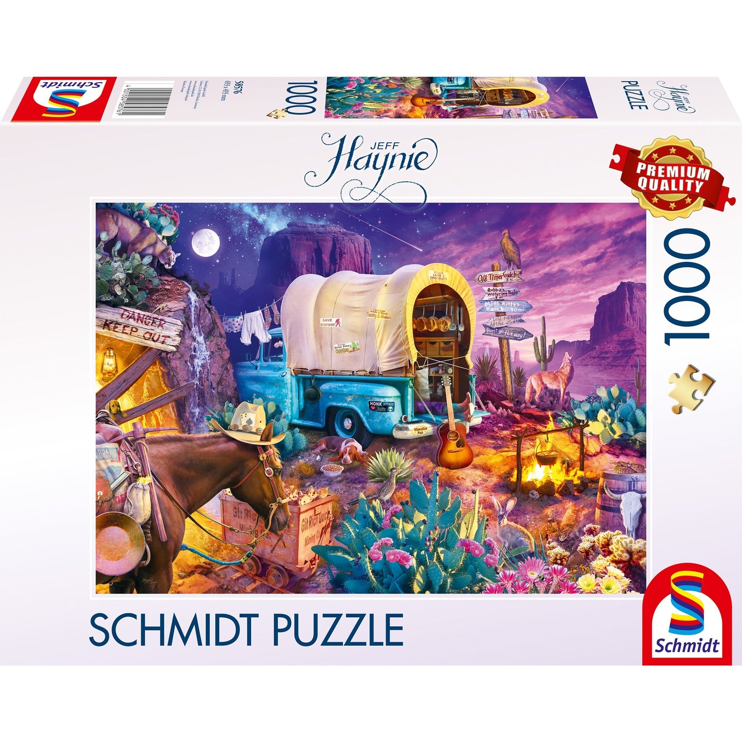 Jeff Haynie: Romantisches Wildwest-Camping, Puzzle