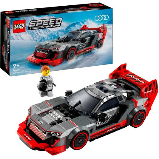 LEGO 76921 Speed Champions Audi S1 e-tron quattro Rennwagen, Konstruktionsspielzeug