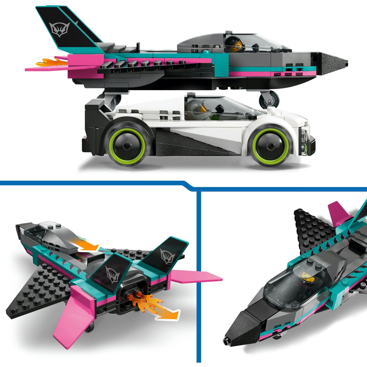 60489 City Düsenflieger vs. Rennauto, Konstruktionsspielzeug