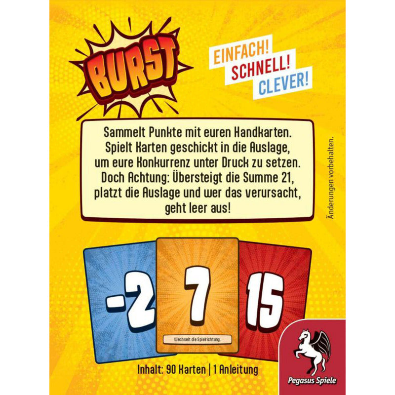 Burst, Kartenspiel