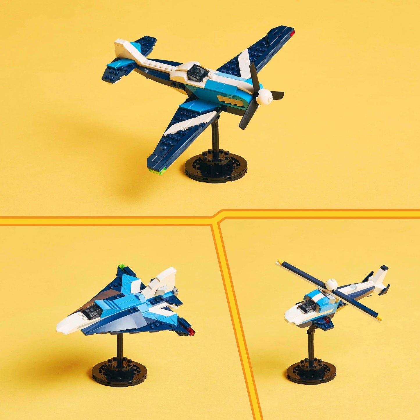 31160 Creator 3-in-1 Flieger: Rennflugzeug, Konstruktionsspielzeug