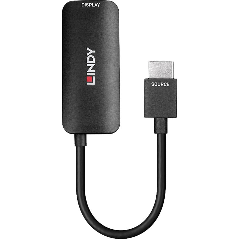 Lindy Konverter HDMI 4K80 > DisplayPort 1.4 (schwarz, 16cm)