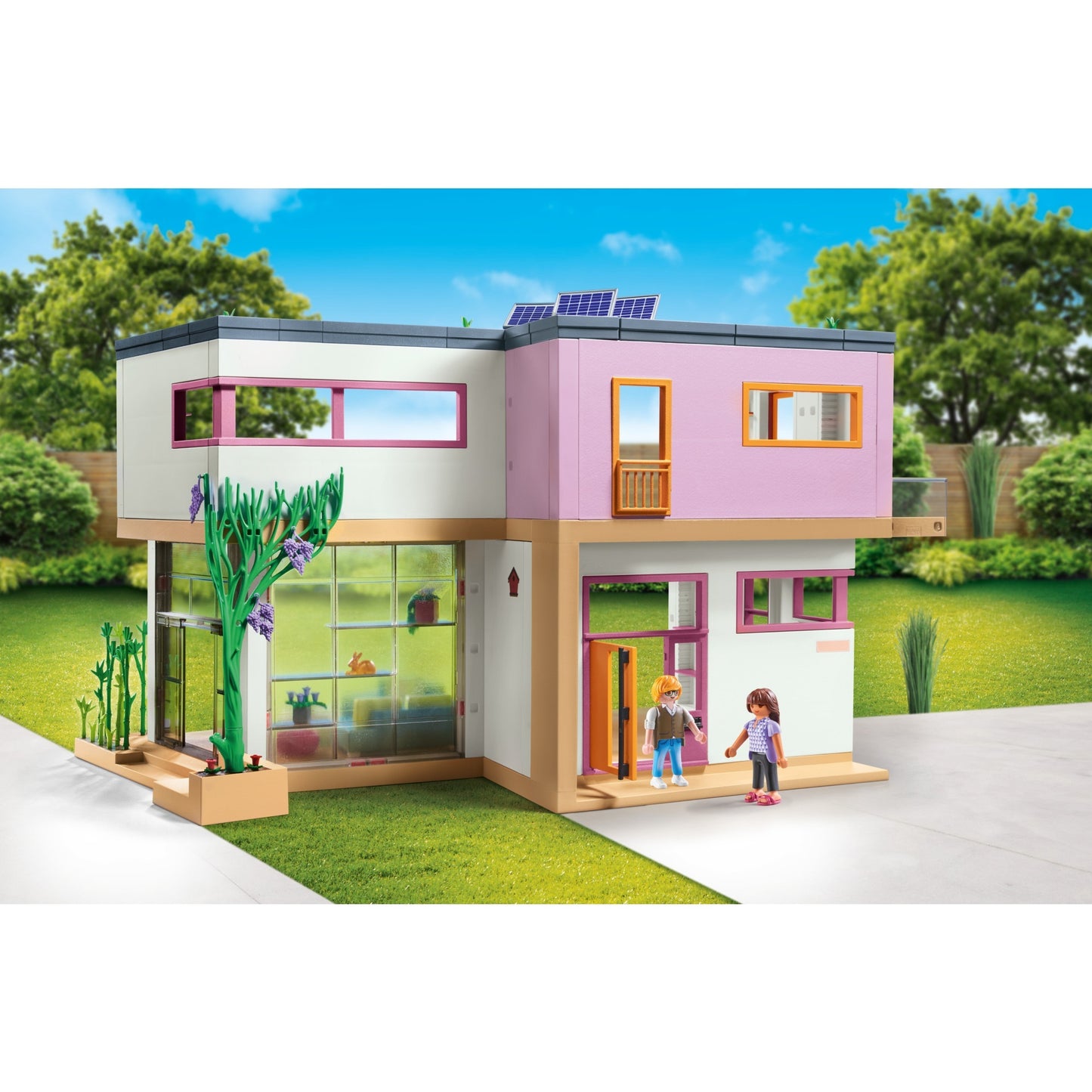 PLAYMOBIL 71607 My Life Wohnhaus mit Wintergarten, Konstruktionsspielzeug