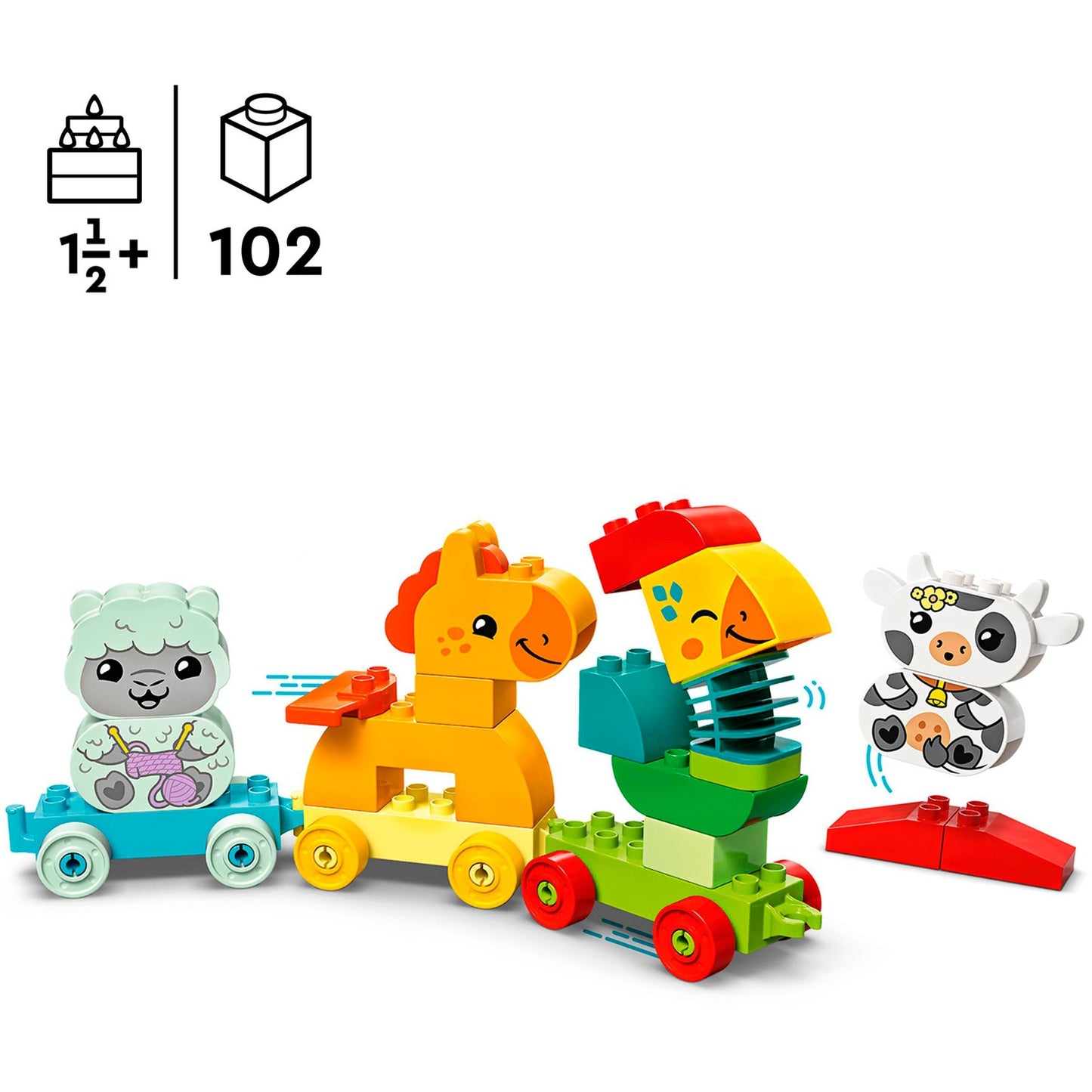 LEGO 10412 DUPLO Tierzug, Konstruktionsspielzeug