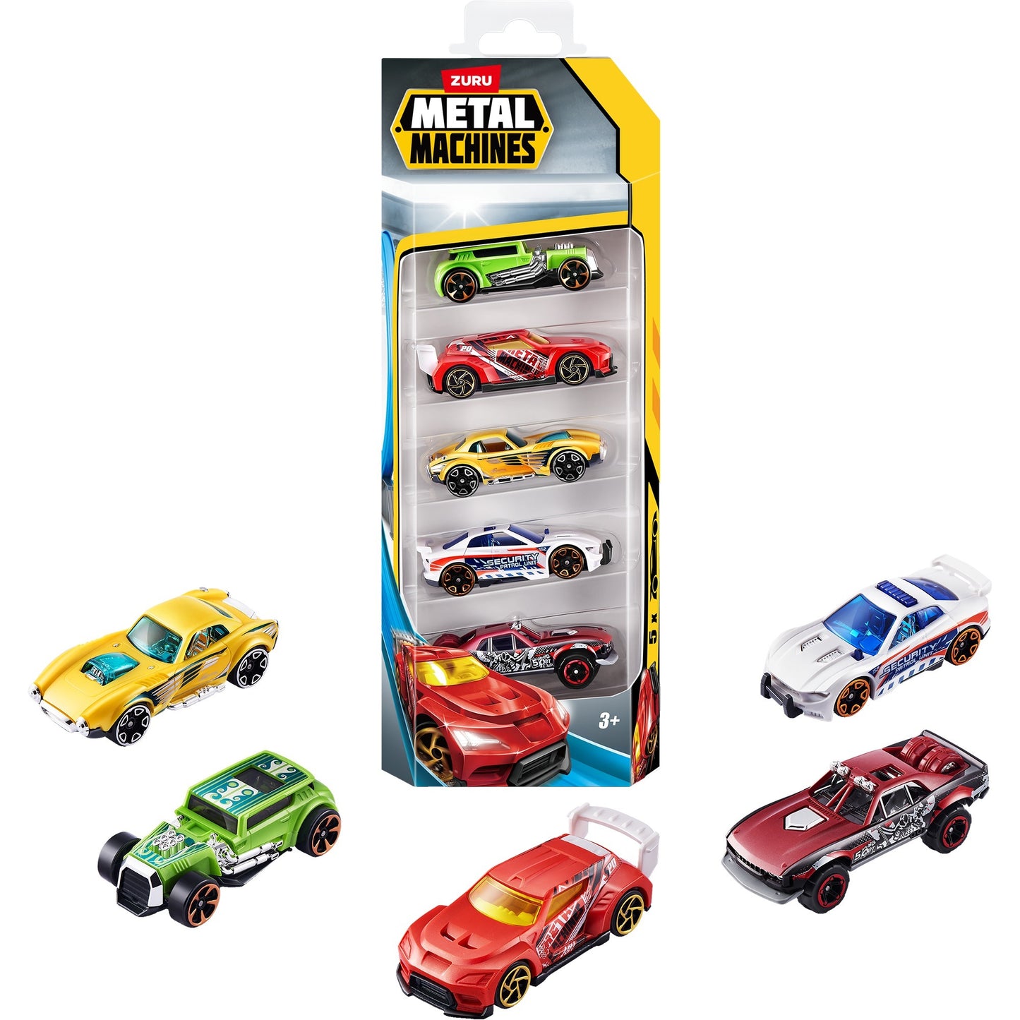 Metal Machines - Auto 5er Pack Serie 2, Spielfahrzeug