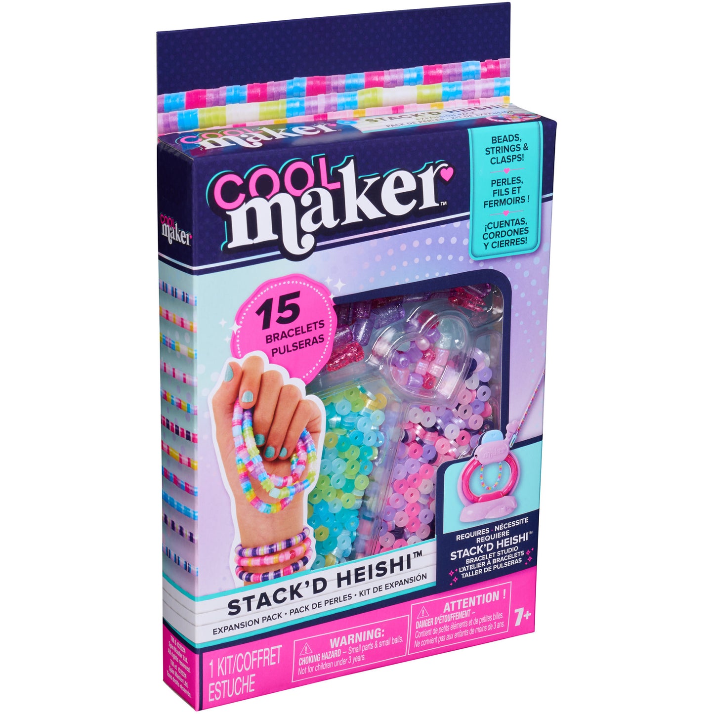 Cool Maker Stack'd Heishi Armband Nachfüllset, Basteln