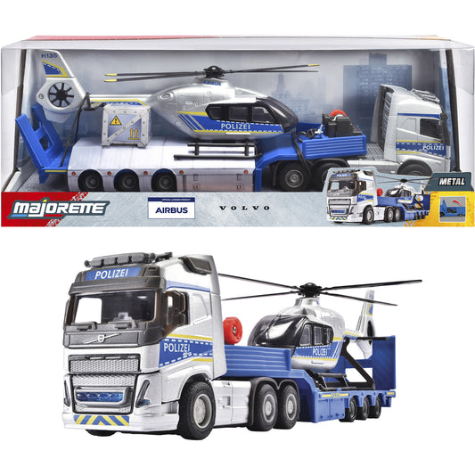 Volvo Truck + Airbus Police Helicopter, Spielfahrzeug