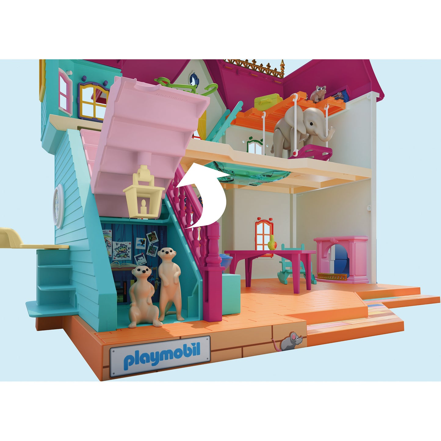 71852 Animals and Friends: Kunterbunte Tiervilla - 71852, Konstruktionsspielzeug