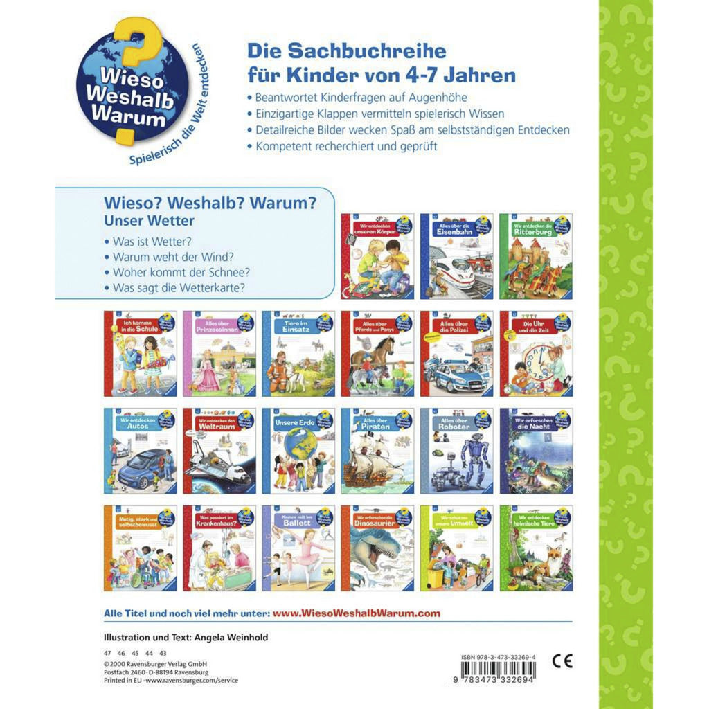 Wieso? Weshalb? Warum? Band 10 - Unser Wetter, Lernbuch