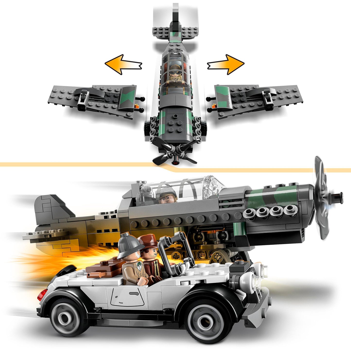 LEGO 77012 Indiana Jones Flucht vor dem Jagdflugzeug, Konstruktionsspielzeug