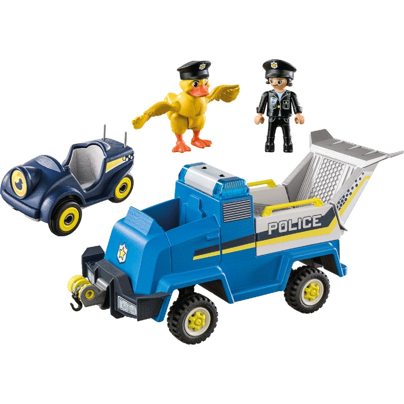 PLAYMOBIL 70915 DUCK ON CALL Polizei Einsatzfahrzeug, Konstruktionsspielzeug