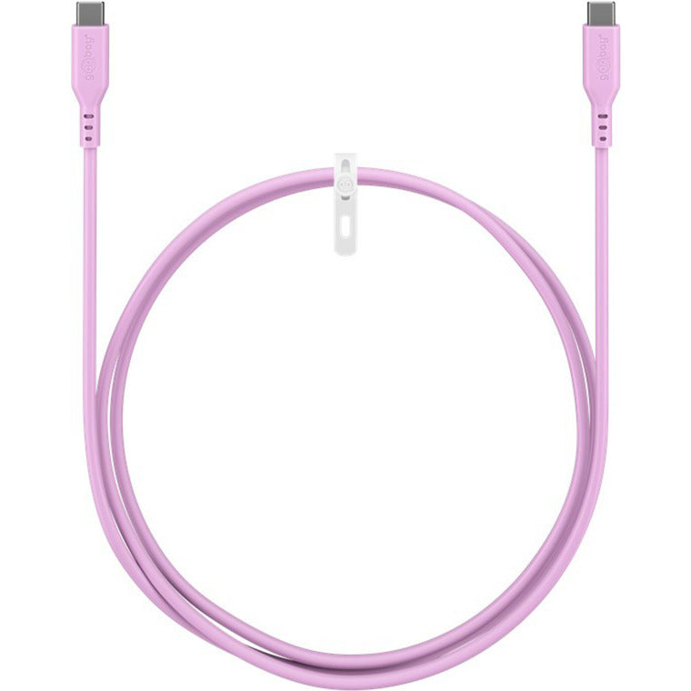 USB 2.0 Silikonkabel pink, USB-C Stecker > USB-C Stecker