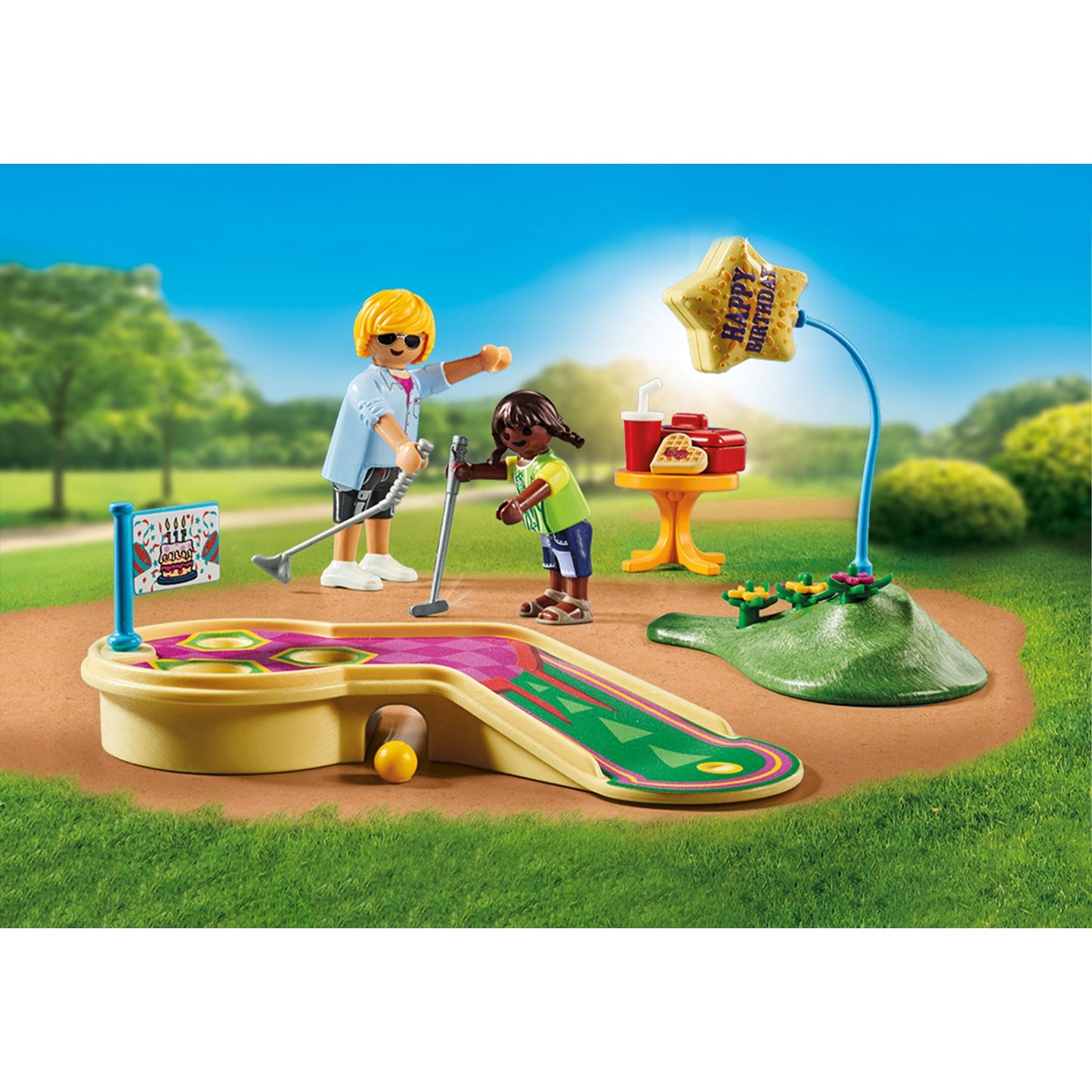 PLAYMOBIL 71449 City Life Minigolf, Konstruktionsspielzeug