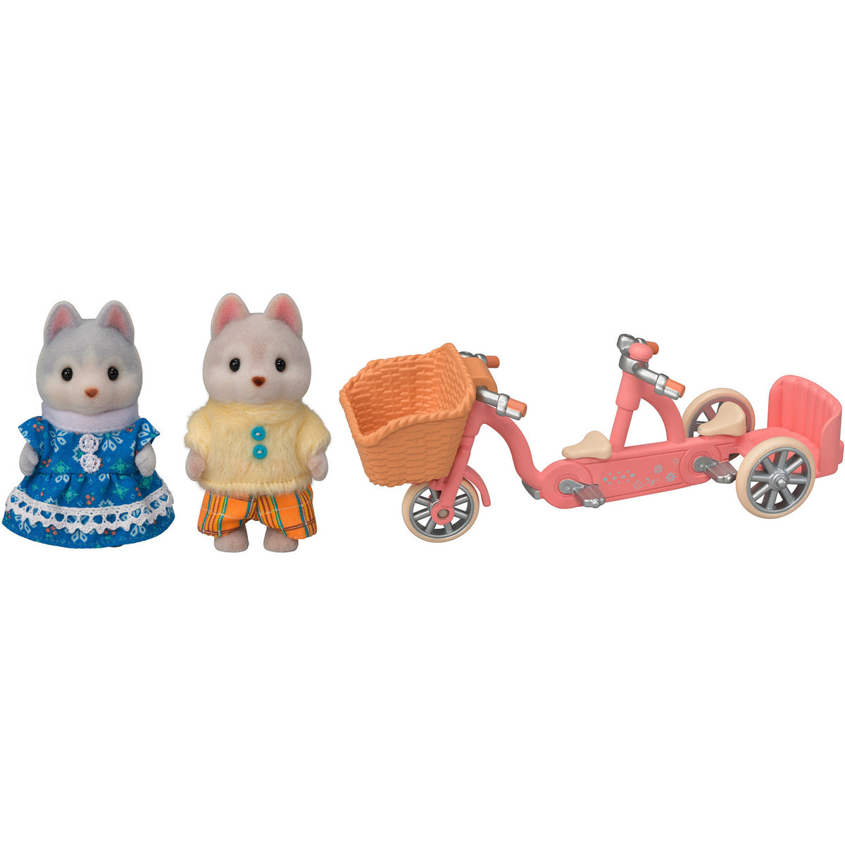 Sylvanian Families - Tandem Spielset mit Figuren, Konstruktionsspielzeug
