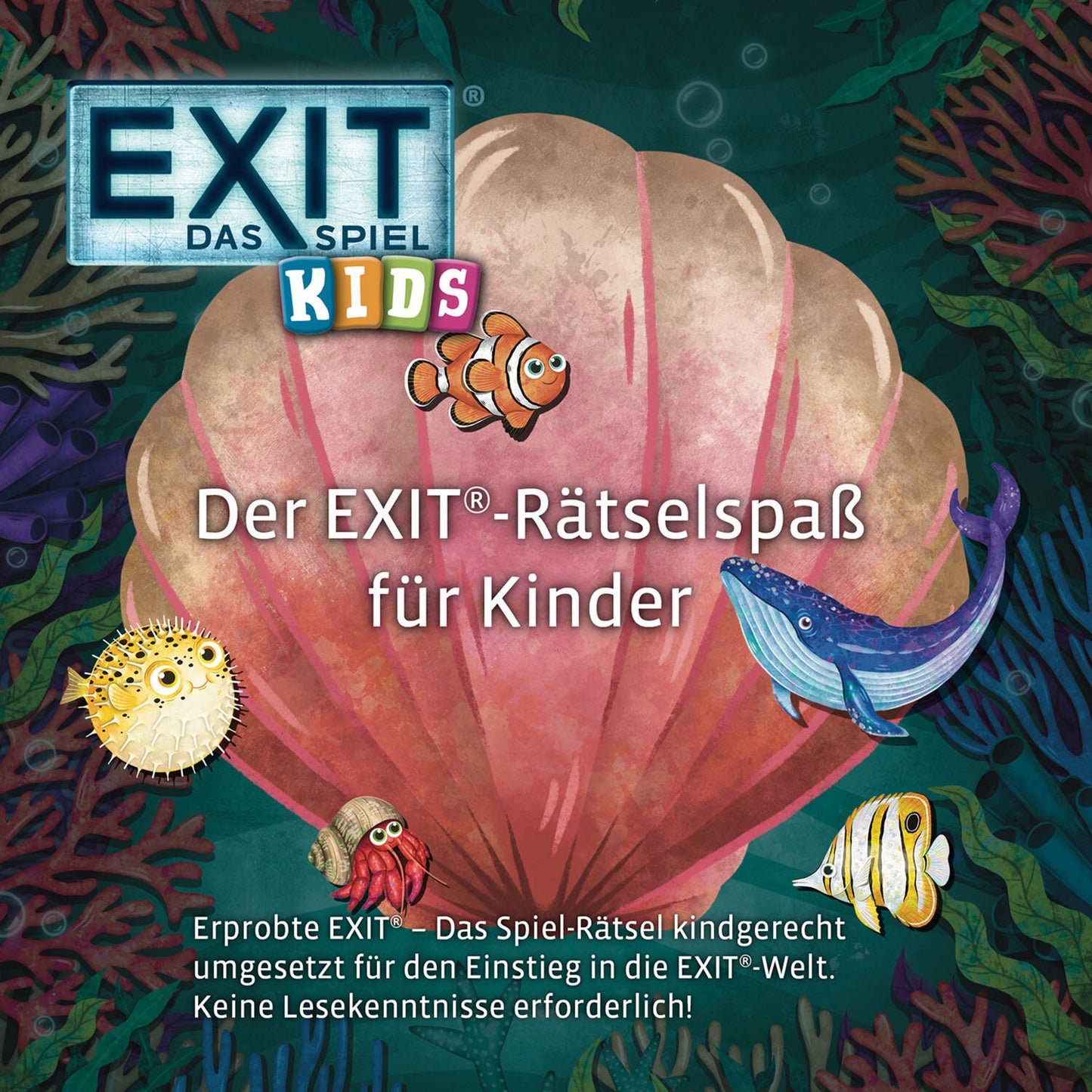 EXIT - Das Spiel Kids: Rätselspass im Meer, Partyspiel