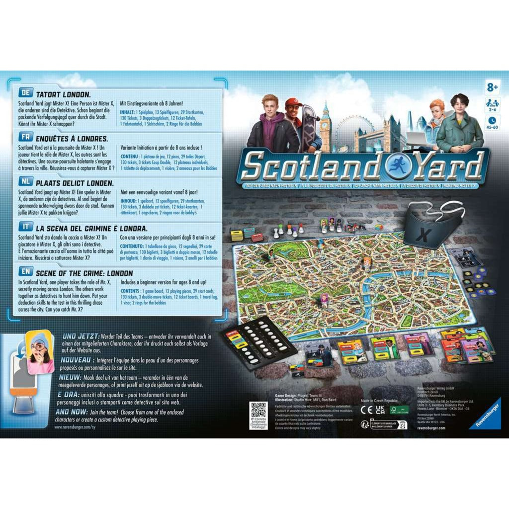 Ravensburger Scotland Yard (neue Auflage), Brettspiel