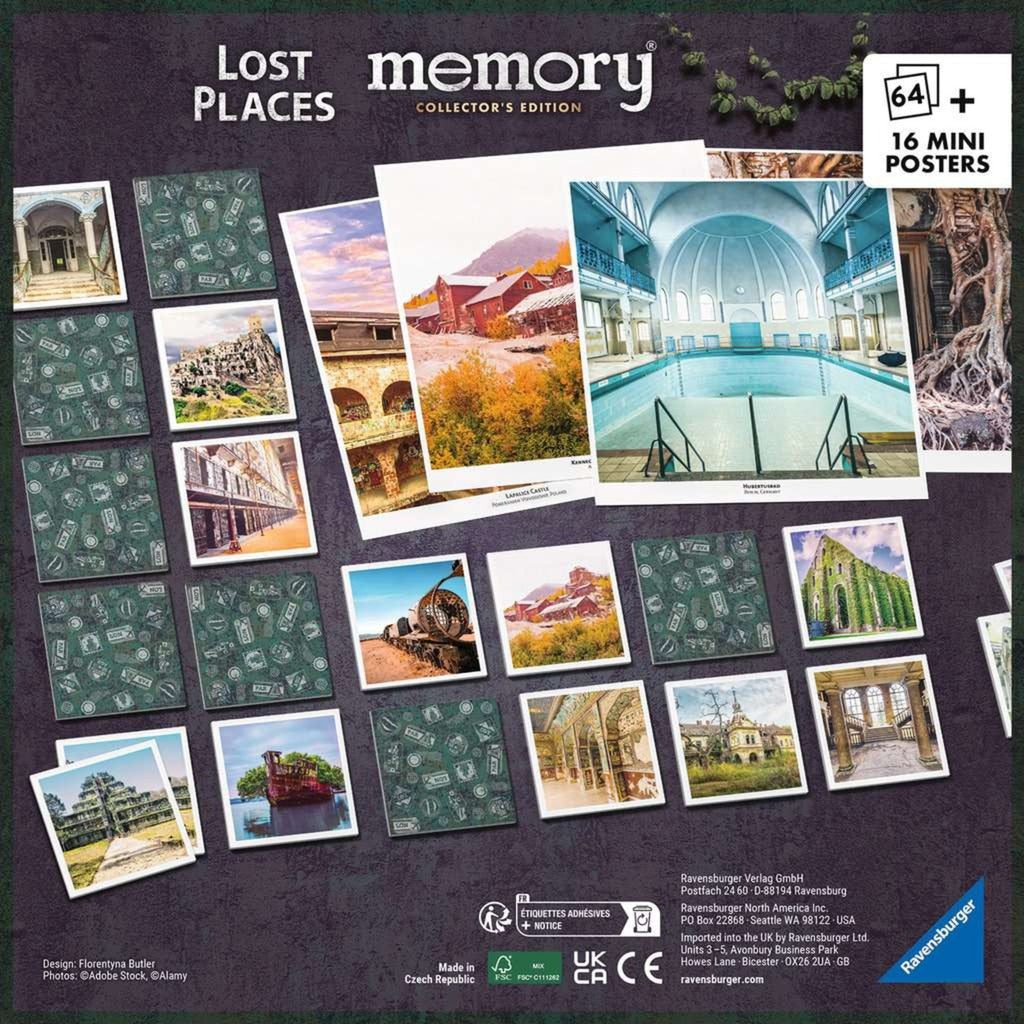 Collector's memory Lost Places, Gedächtnisspiel
