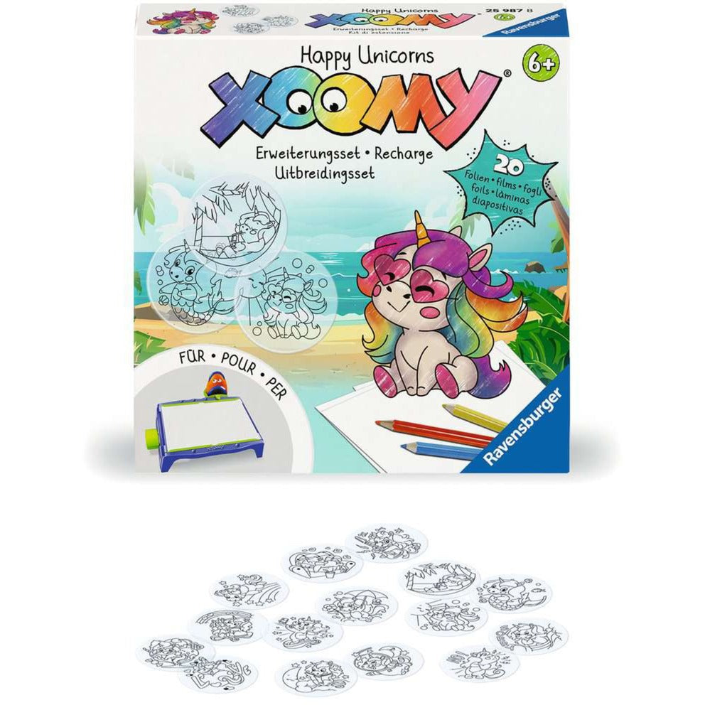 Xoomy Erweiterungsset Happy Unicorns, Malen