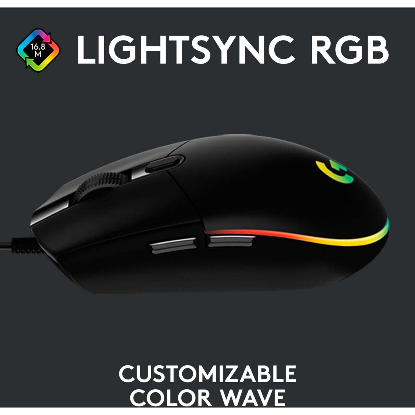 Logitech G203 LIGHTSYNC (schwarz)