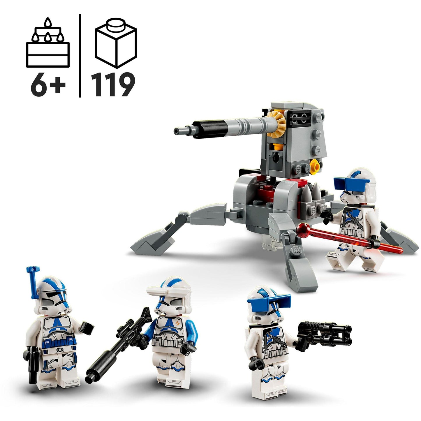 LEGO 75345 Star Wars 501st Clone Troopers Battle Pack, Konstruktionsspielzeug